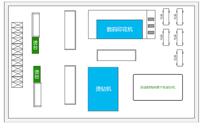 服裝專業繡印燙創意設計實訓室建設方案效果圖 服裝專業繡印燙創意設計實訓室建設方案效果圖